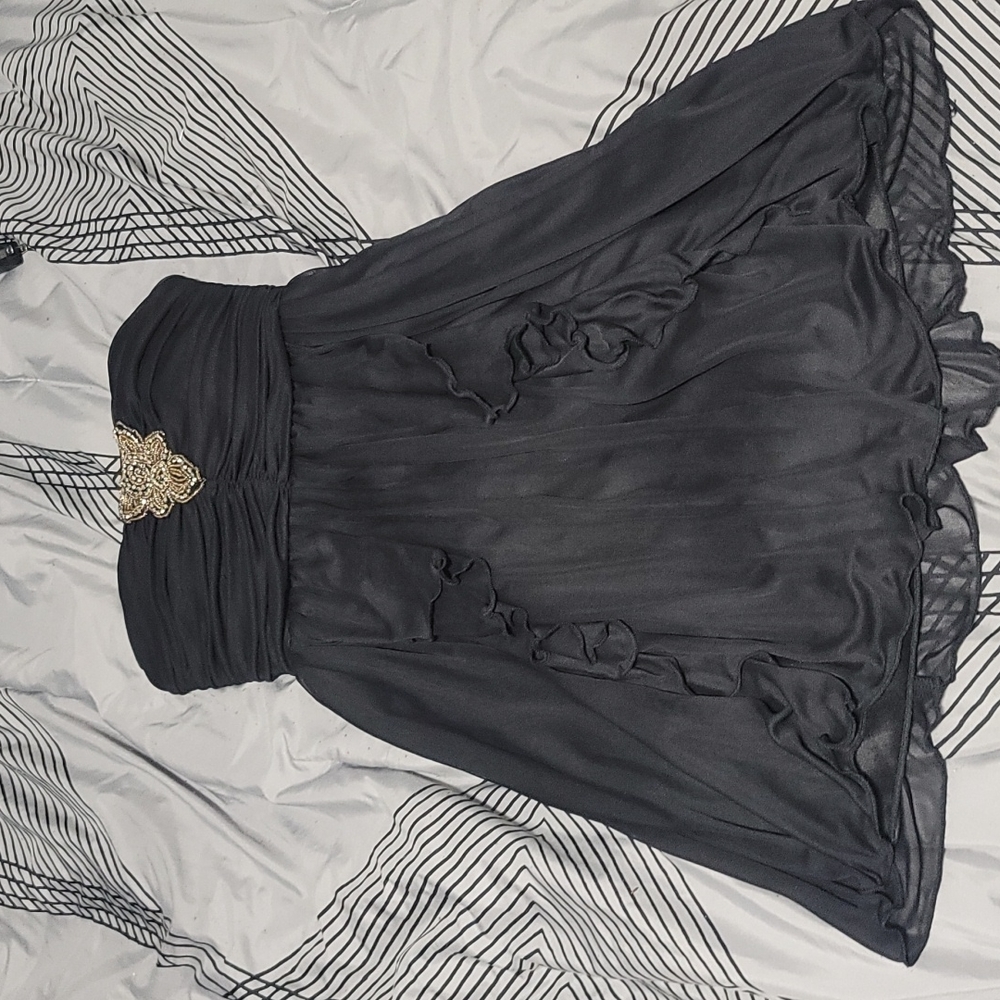 Mymichelle Black Short Dress